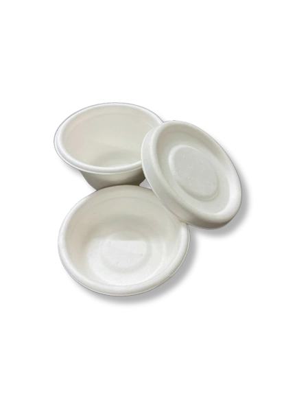 BAGASSE LID FOR 1OZ/2OZ DIP CUP CLASSI BIO BAGASSE LID FOR 1OZ/2OZ DIP CUP CLASSI BIO